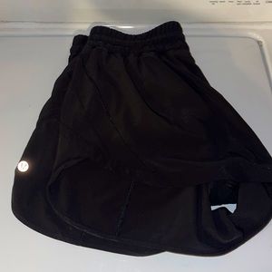 Track That High-Rise Lined Short 3”. Solid Black. Size 10. Excellent Condition.